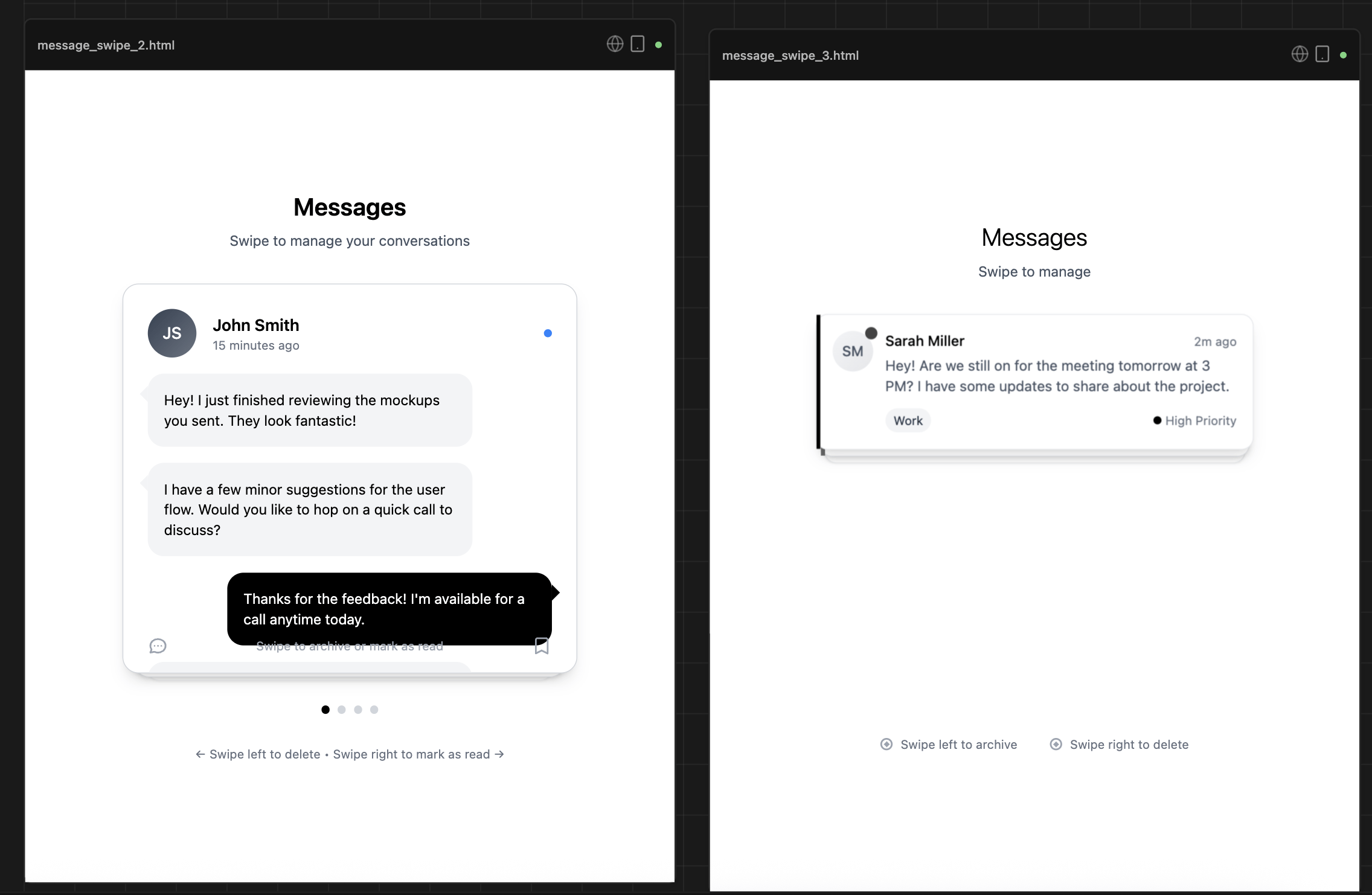 UI Components feature of Superdesign